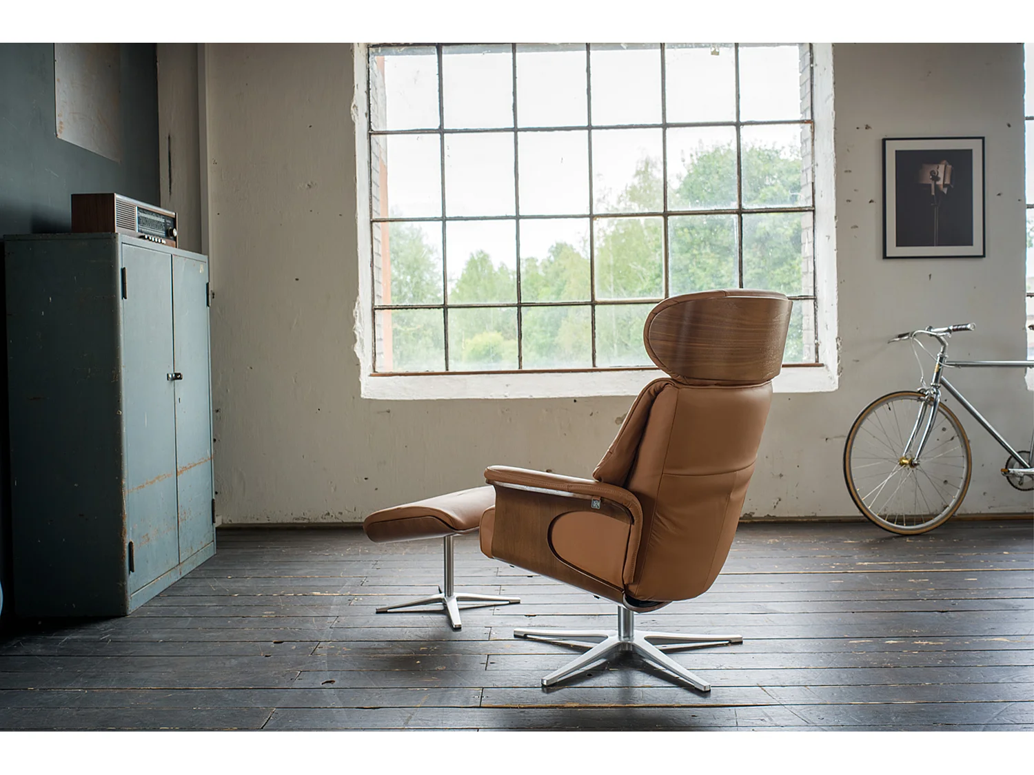 Relaxsessel - Braun Leder - TOSAR
