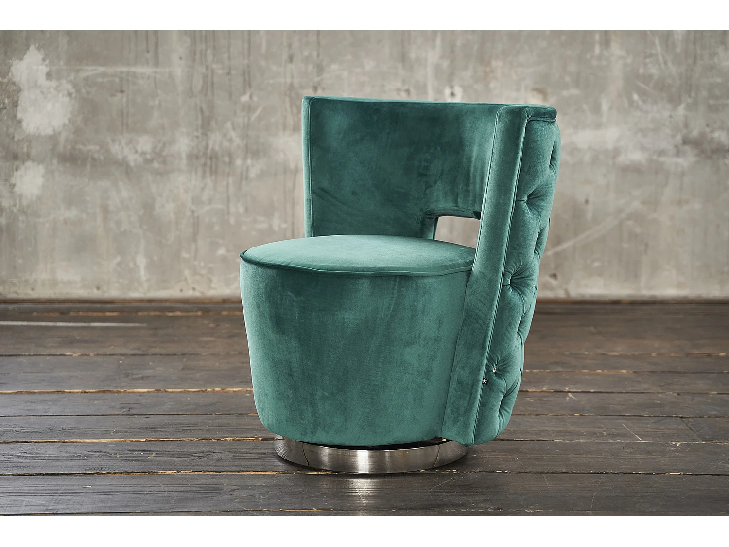 Fauteuil - Vert tissu tissé - SENSO