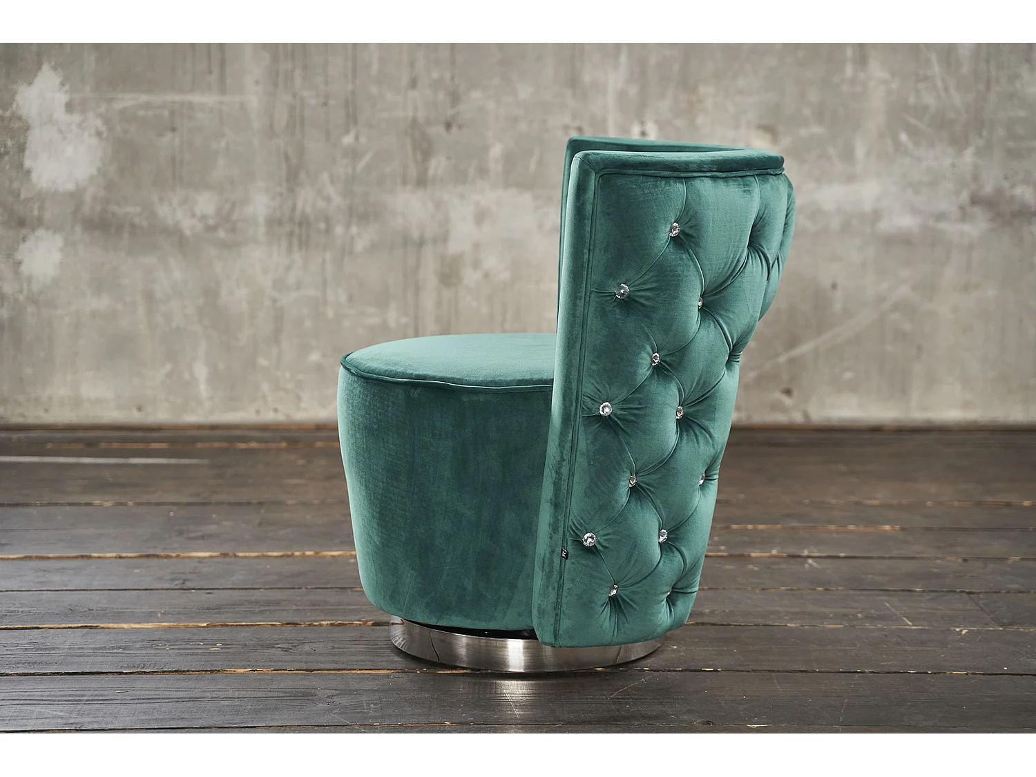 Fauteuil - Vert tissu tissé - SENSO