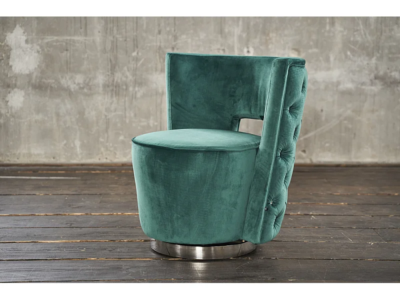 Sessel - Grün Webstoff - SENSO