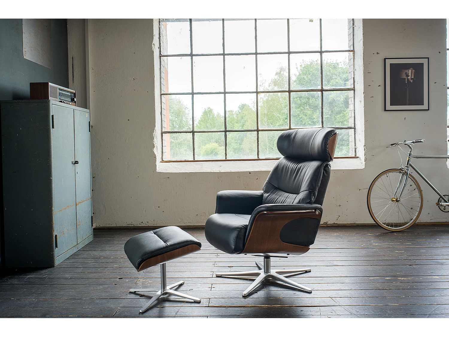 Sillón - Negro piel - TOSAR