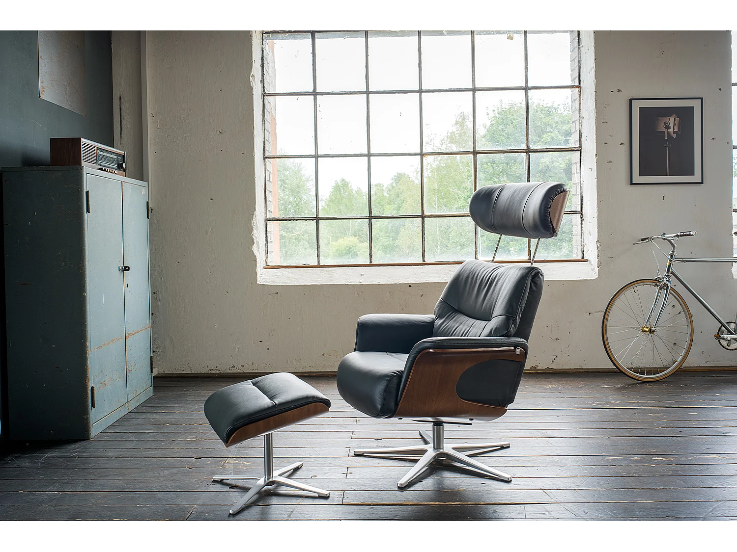 Sillón - Negro piel - TOSAR