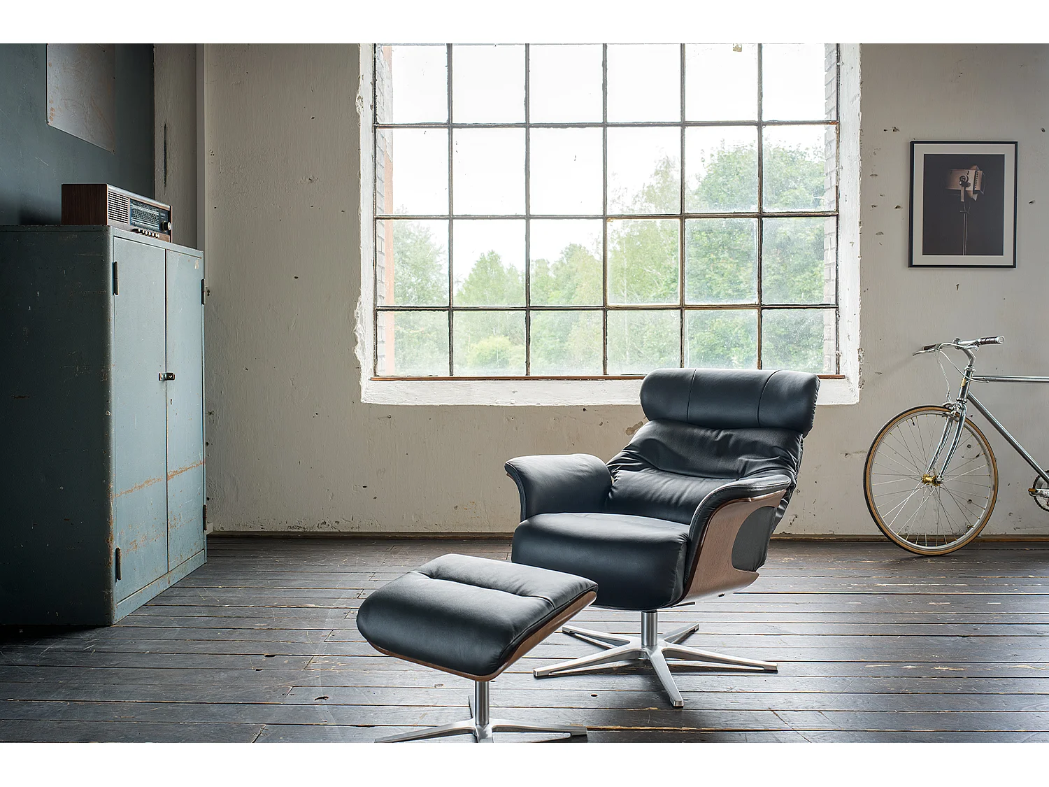 Sillón - Negro piel - TOSAR