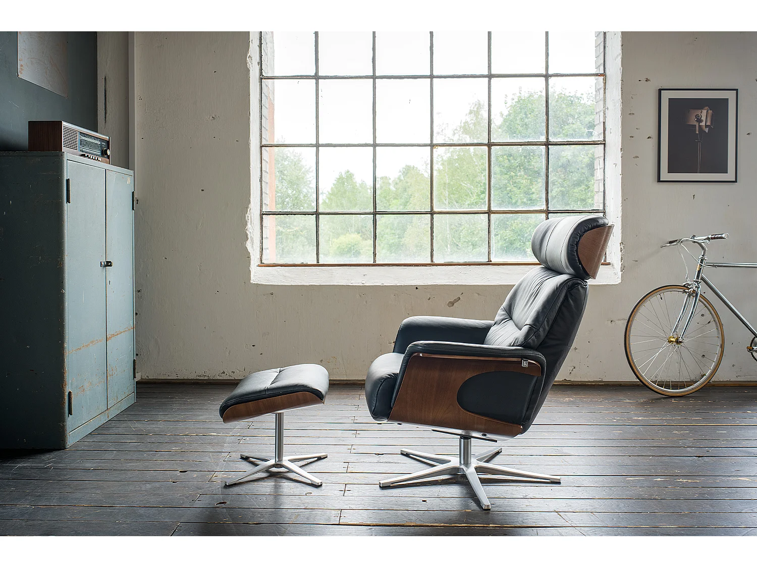 Sillón - Negro piel - TOSAR