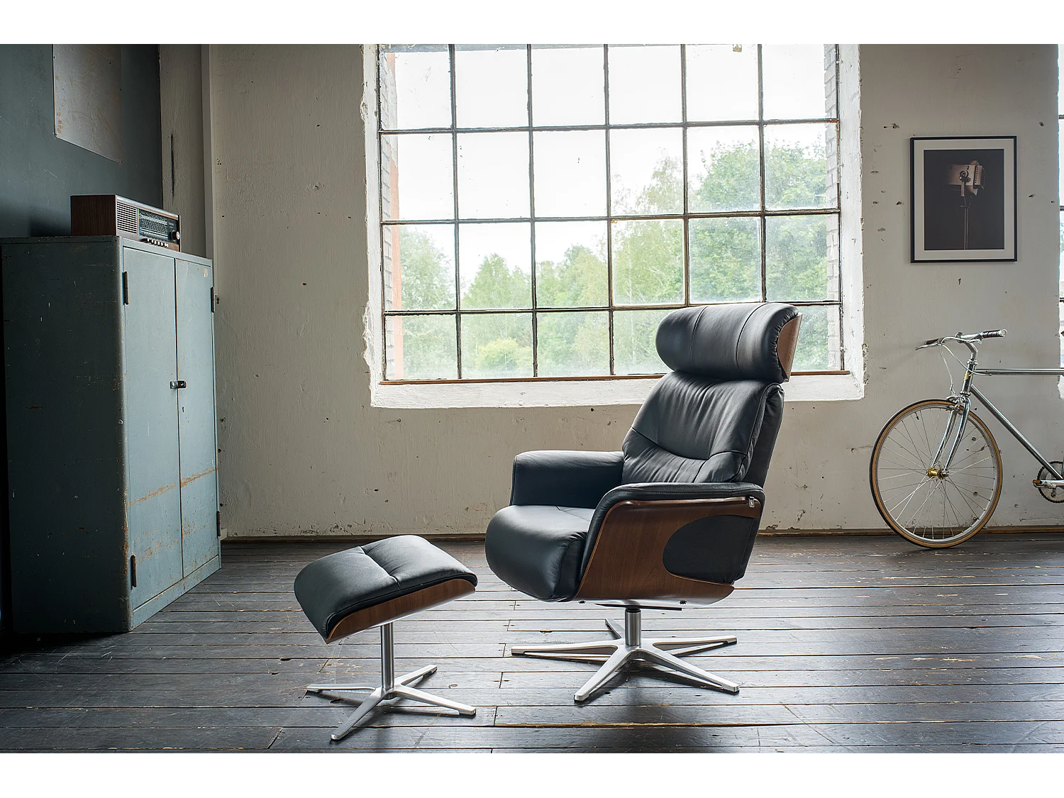 Sillón - Negro piel - TOSAR