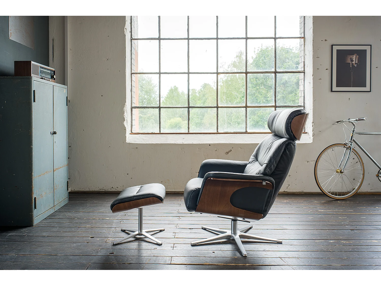 Sillón - Negro piel - TOSAR