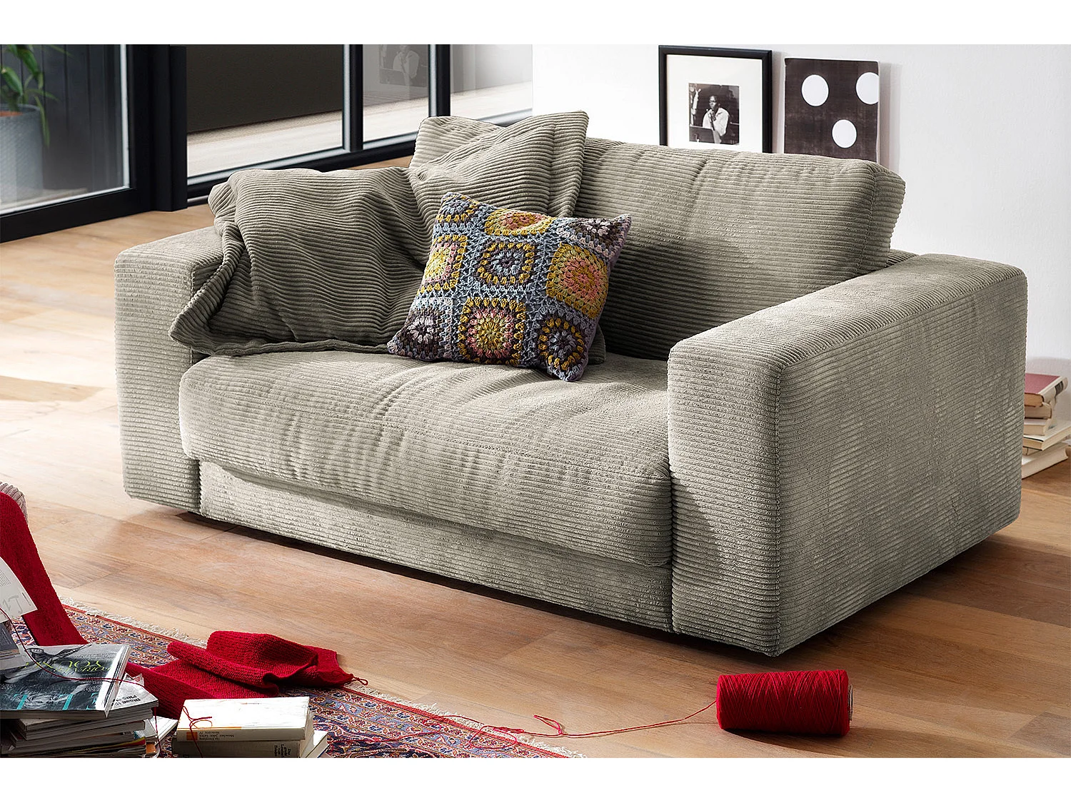 Relaxsessel - Granit Cord - MADELINE