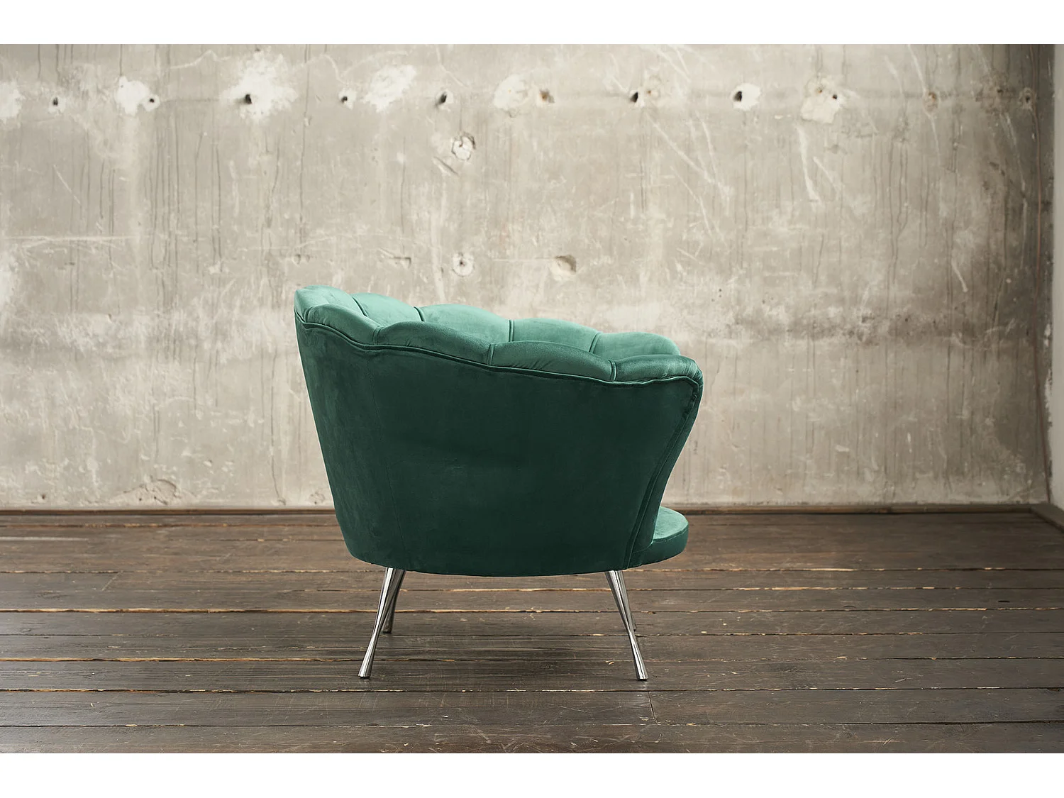 Fauteuil - Vert Velours - NARLA