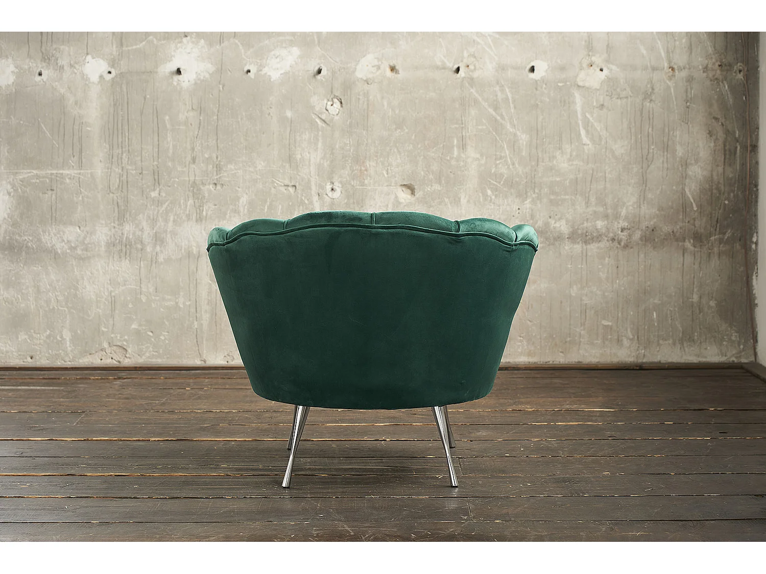 Fauteuil - Vert Velours - NARLA