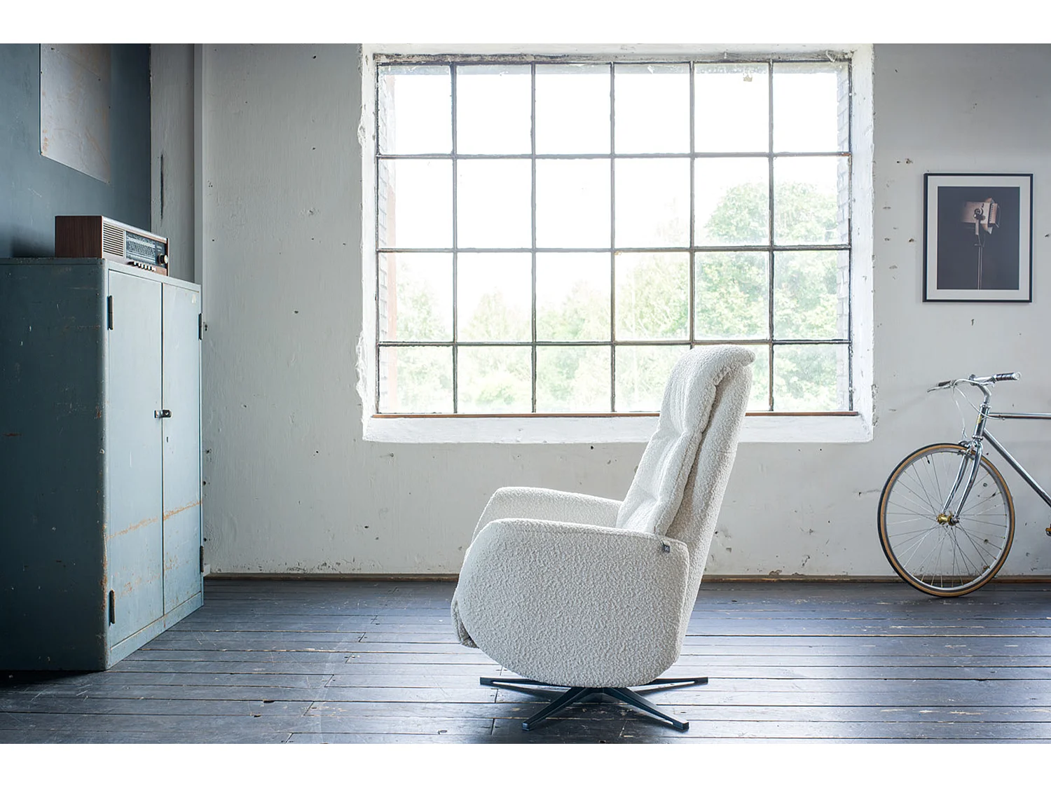 SARI - Lichtgrijs Geweven stof - SARI