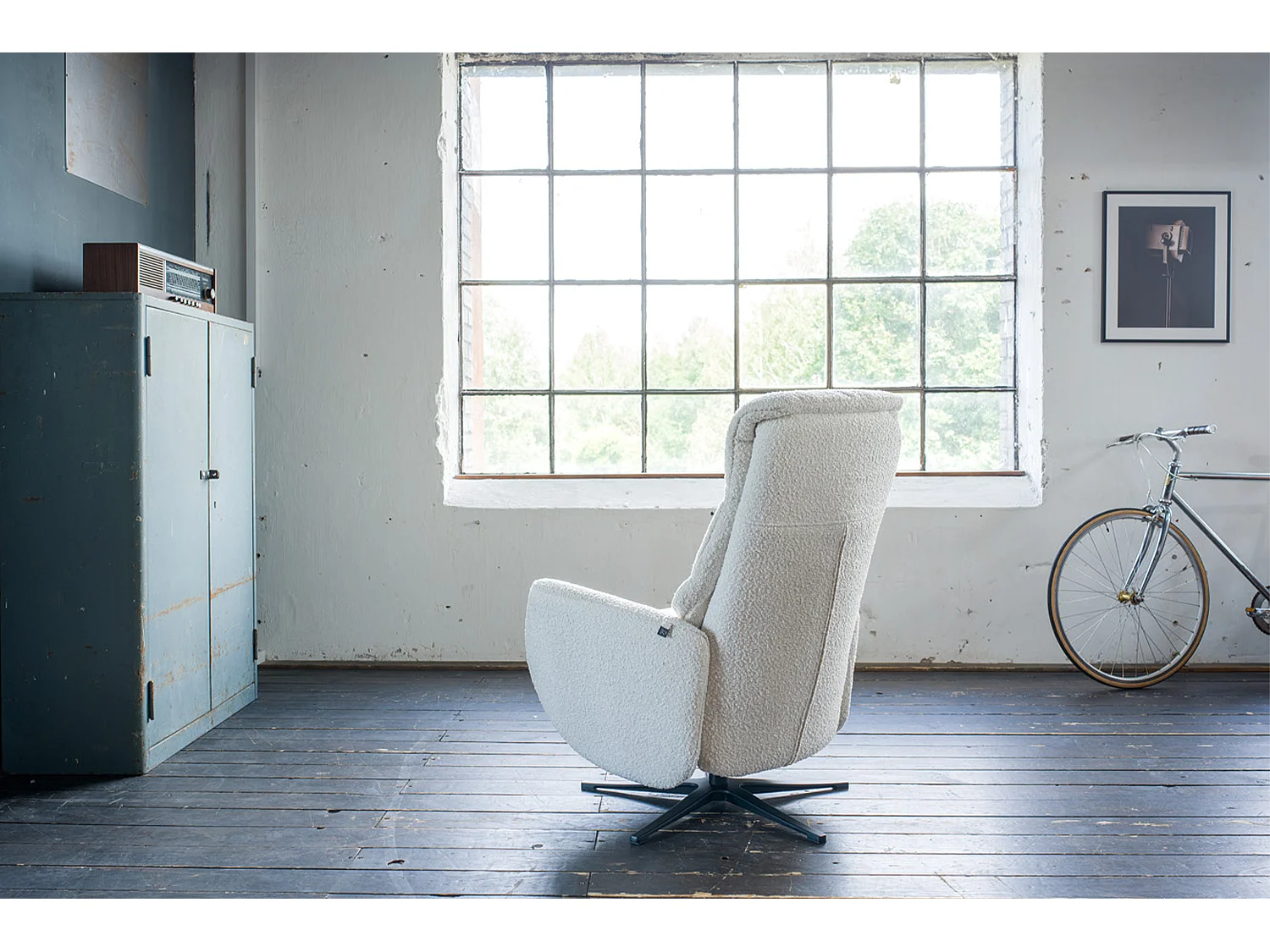 SARI - Lichtgrijs Geweven stof - SARI