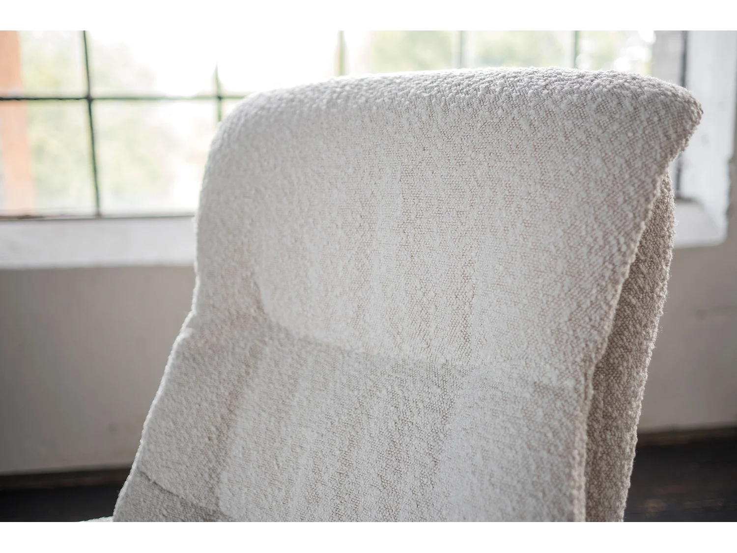 Fauteuil - gris clair tissu tissé - SARI