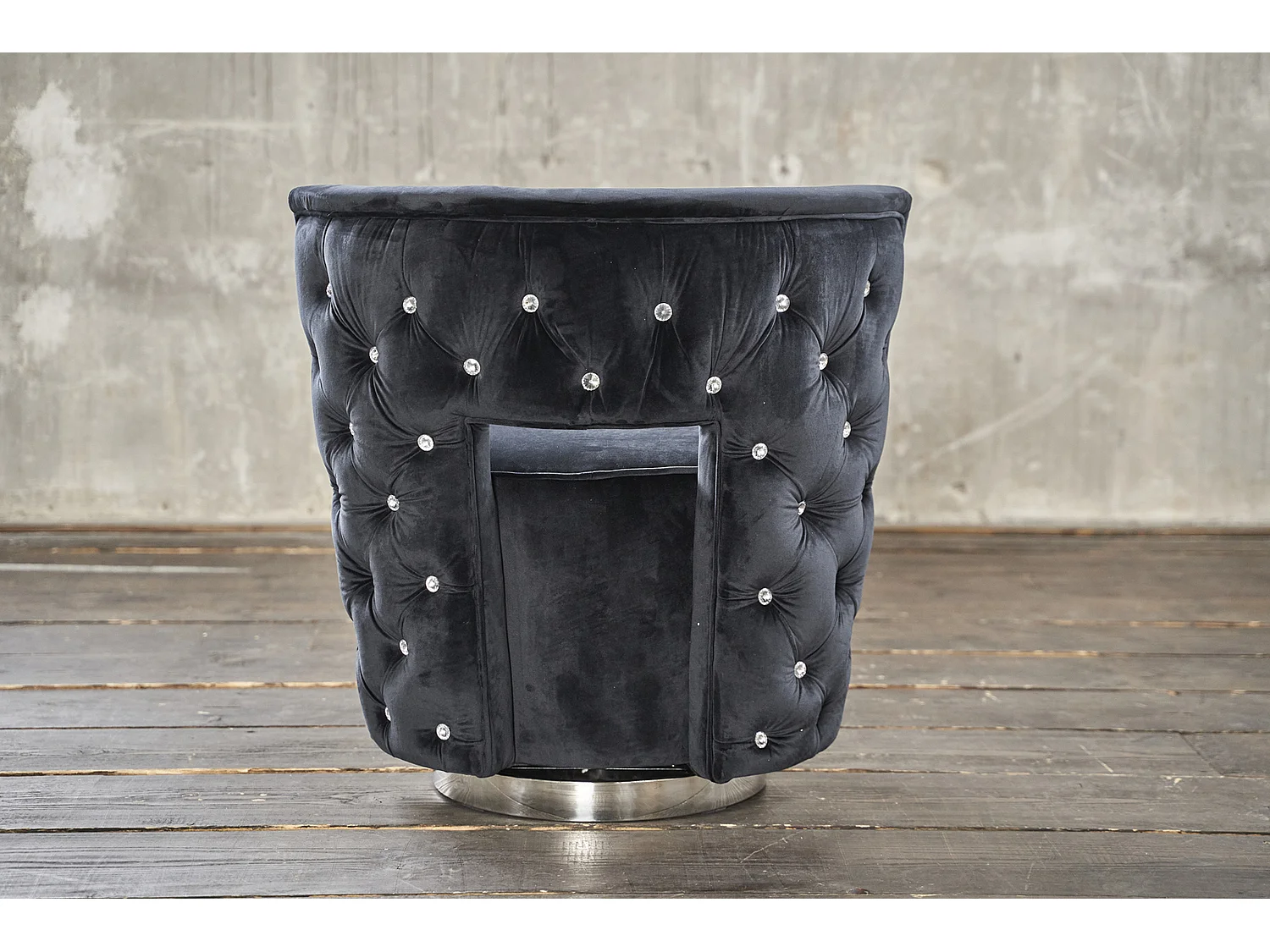 Enkele fauteuil - Zwart Geweven stof - SENSO