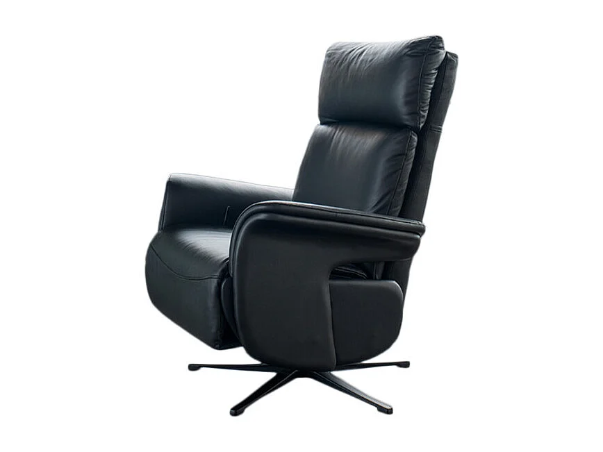 Relaxsessel - Schwarz Leder - NAMA