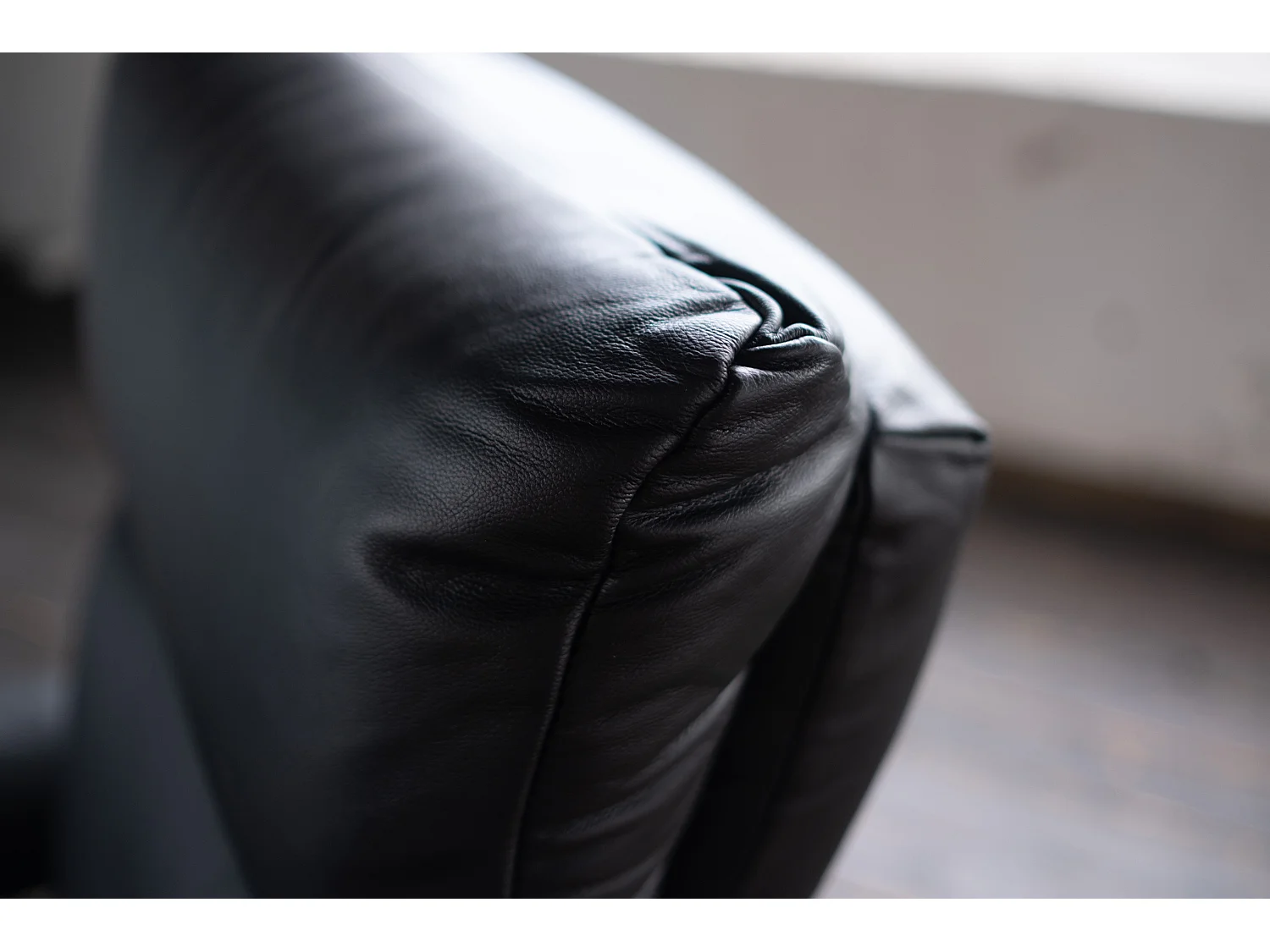 Relaxsessel - Schwarz Leder - NAMA