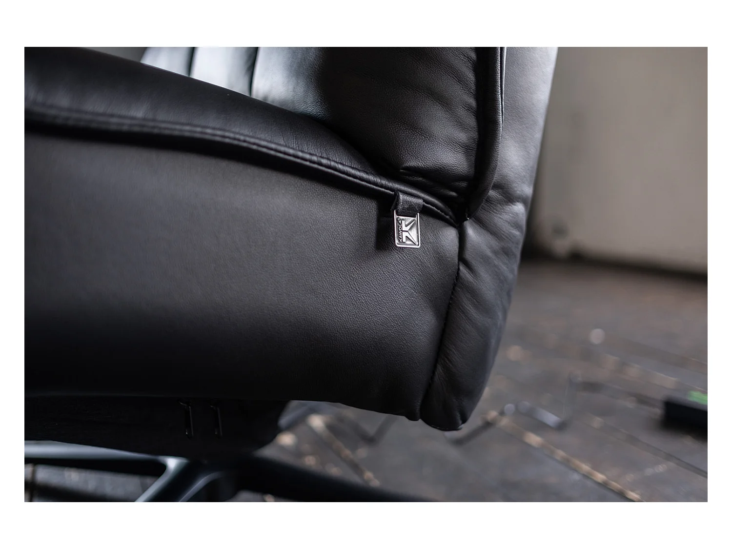 Relaxsessel - Schwarz Leder - MIKO