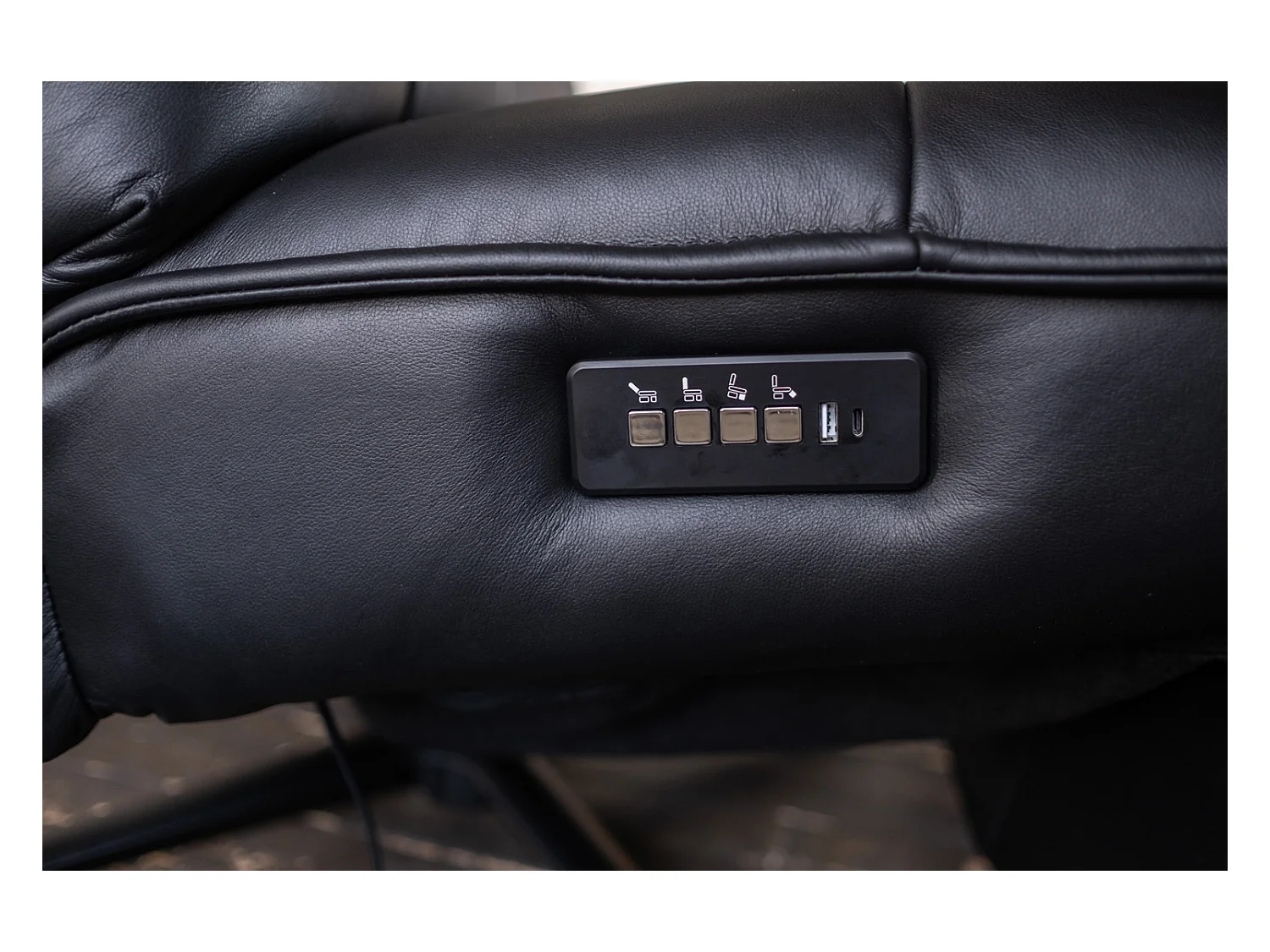 Relaxsessel - Schwarz Leder - MIKO