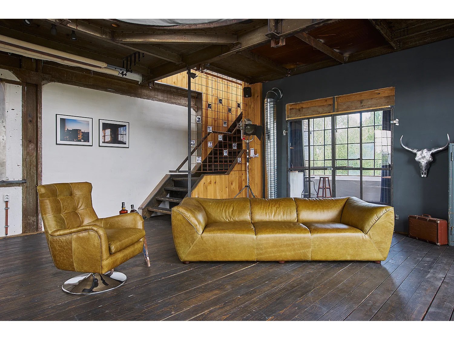 RELEXA - Groen Leer - RELEXA