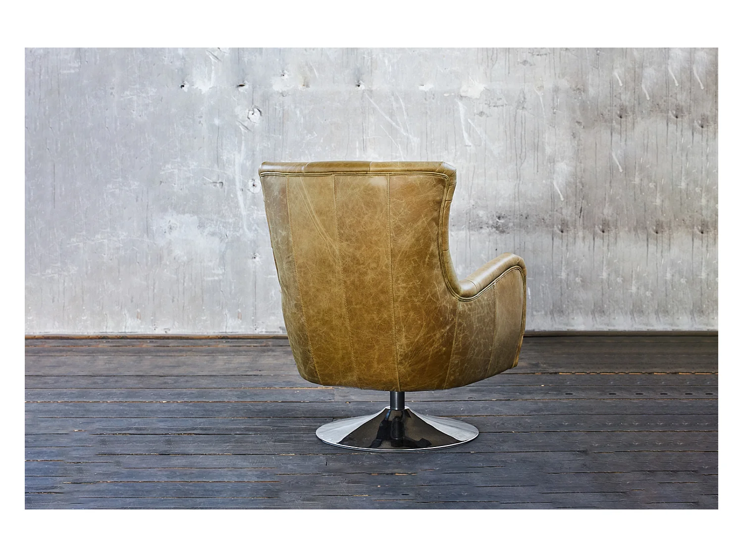 Sessel - Grün Leder - RELEXA