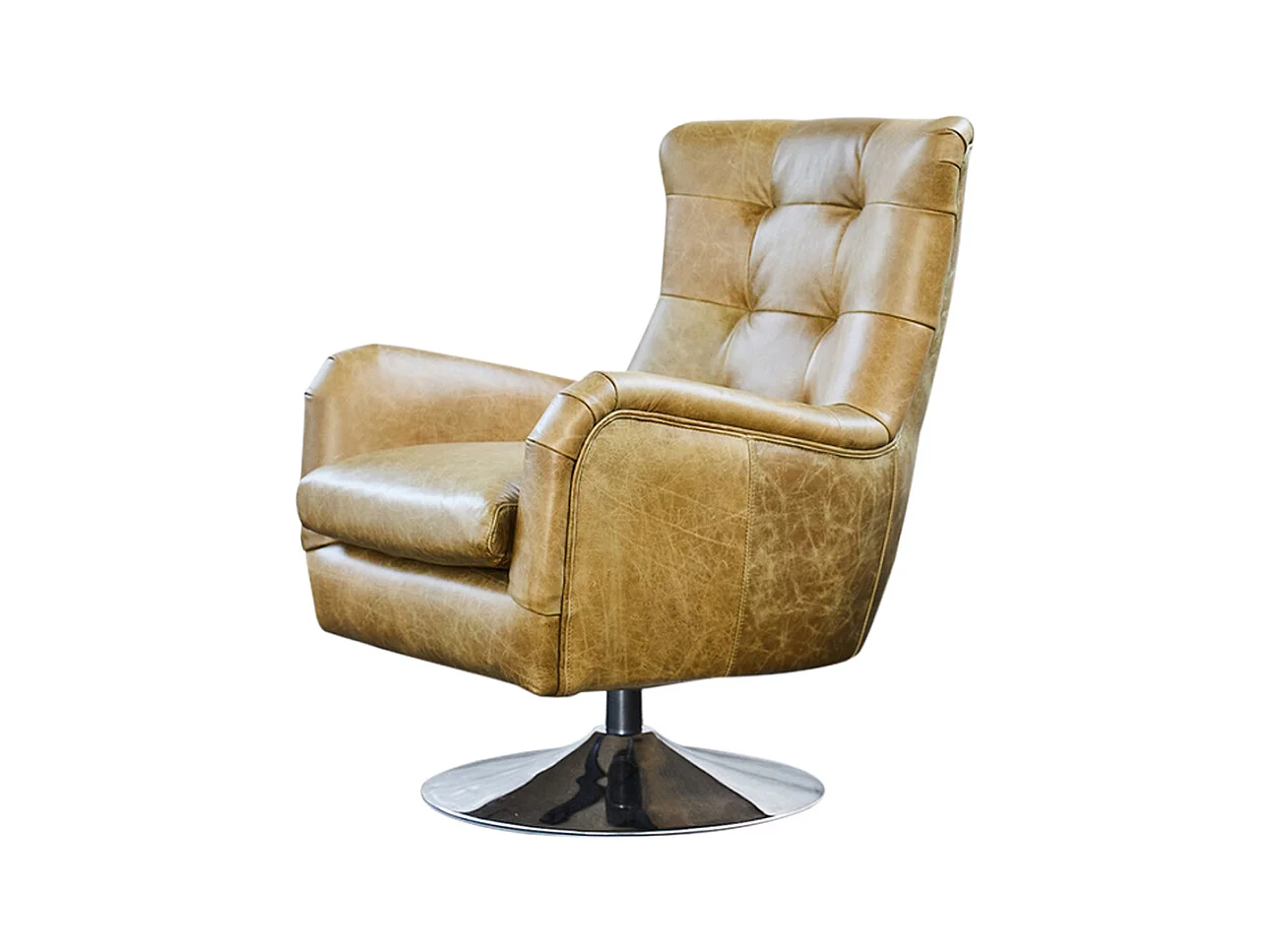 Sessel - Grün Leder - RELEXA