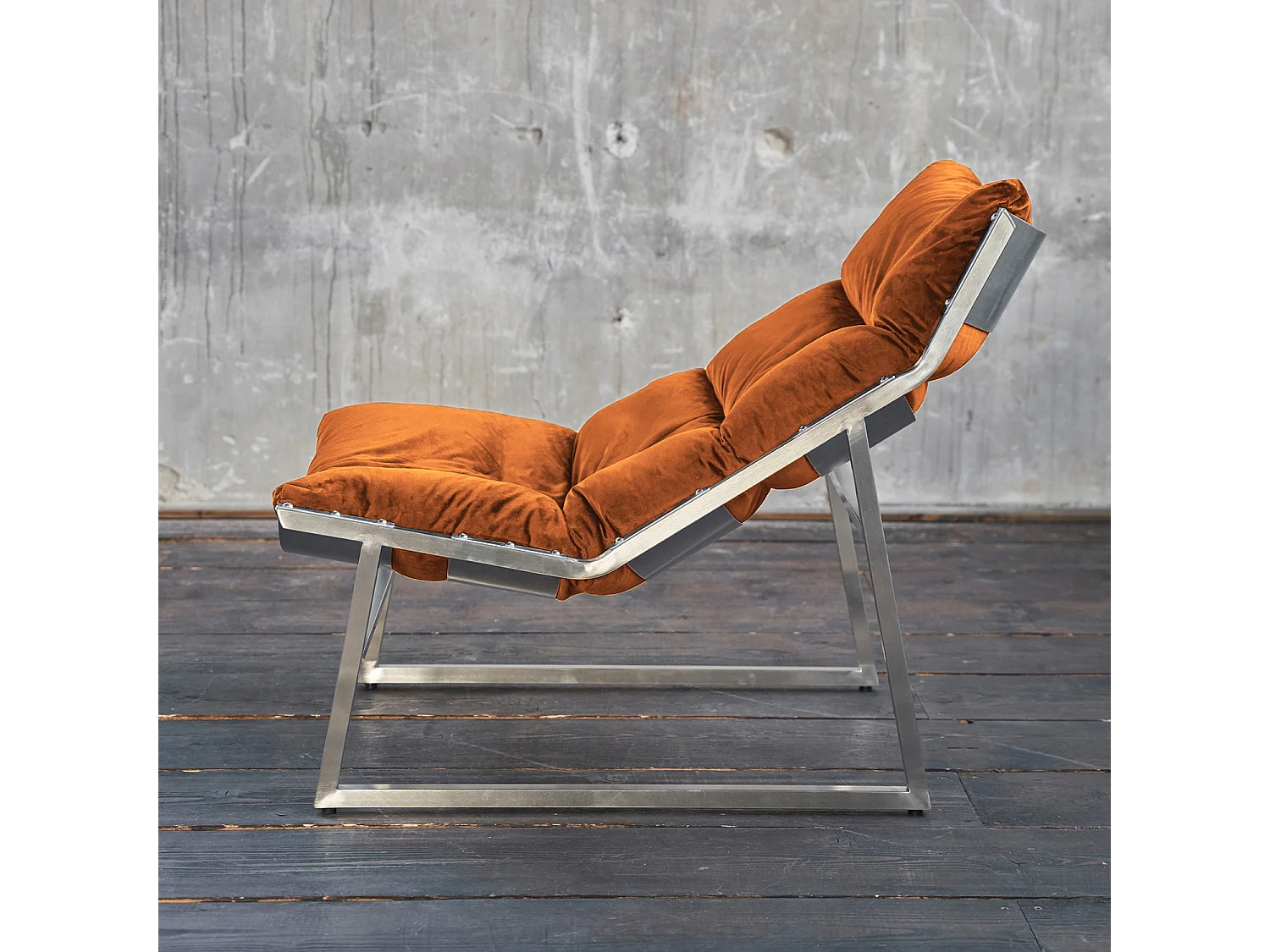 Relaxsessel - Orange Webstoff - SIRO
