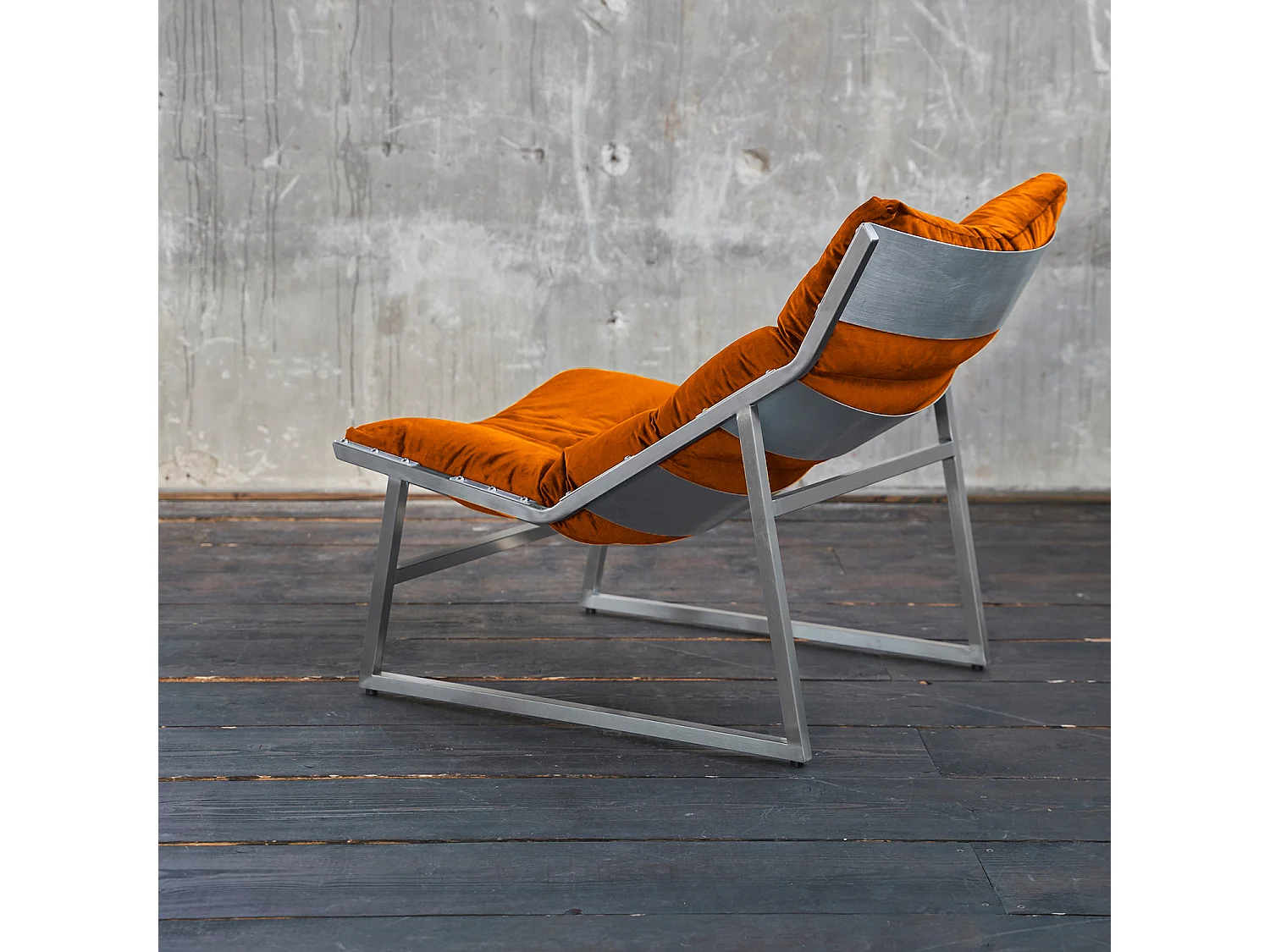 Relaxsessel - Orange Webstoff - SIRO