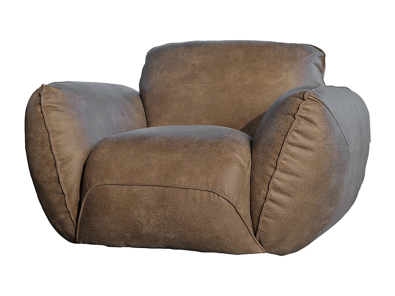 Sessel - Schwarz Leder - DAVITO