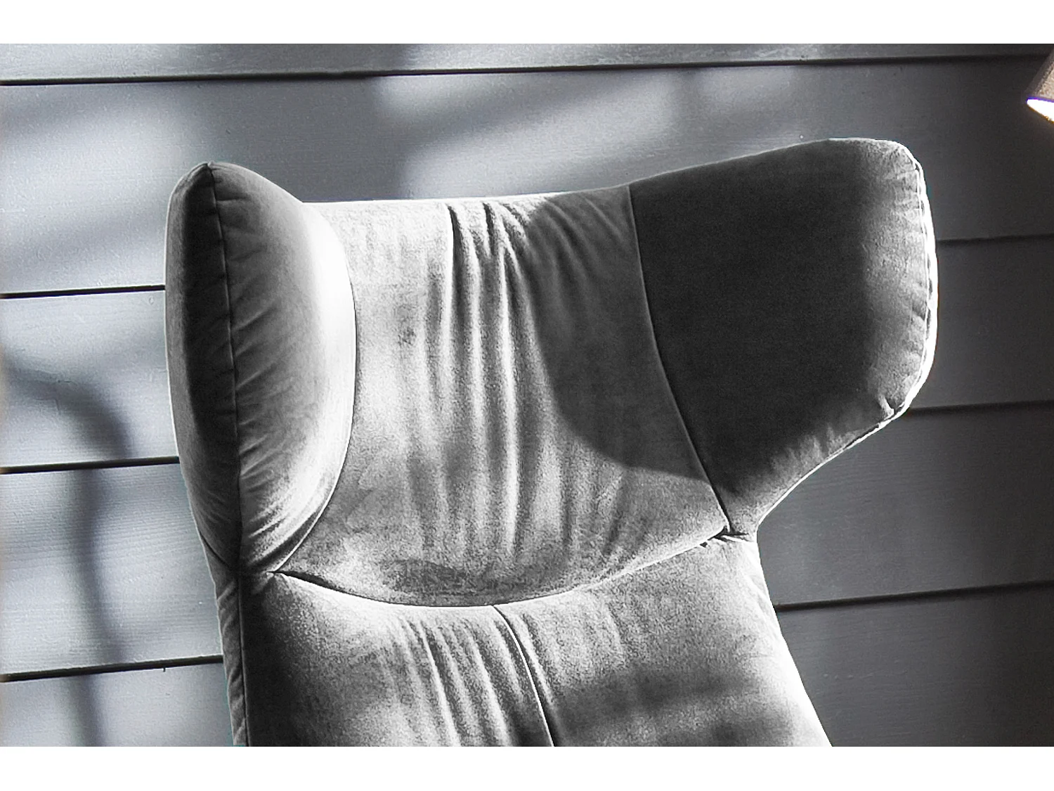 Fauteuil - Zilver Fluweel - LOTTE