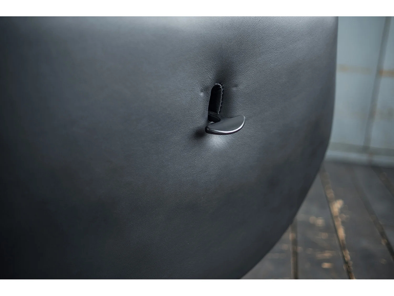 Relaxsessel - Schwarz Leder - SARI