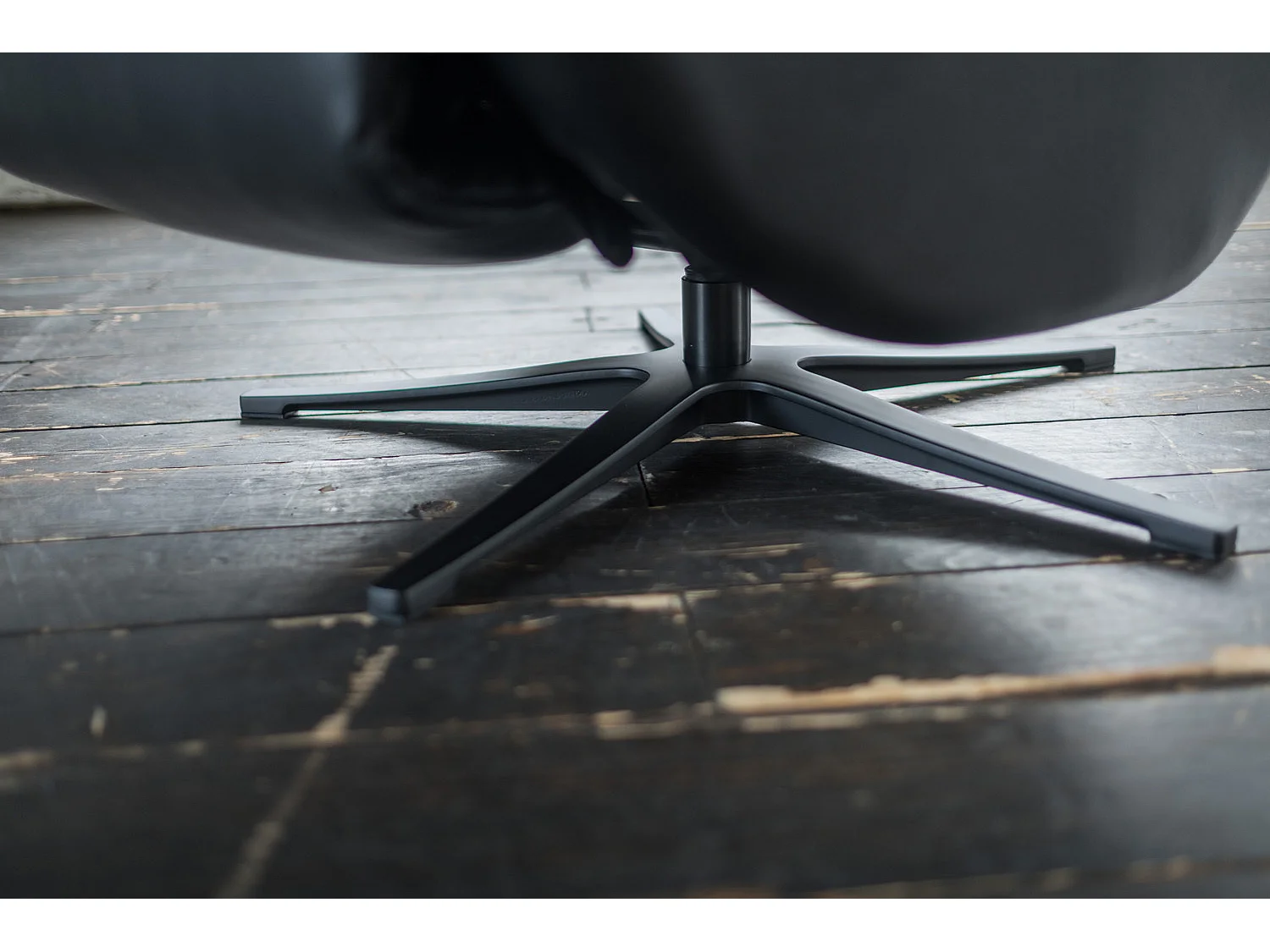 Relaxsessel - Schwarz Leder - SARI