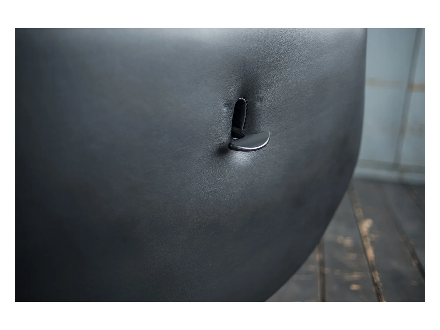 Relaxsessel - Schwarz Leder - SARI