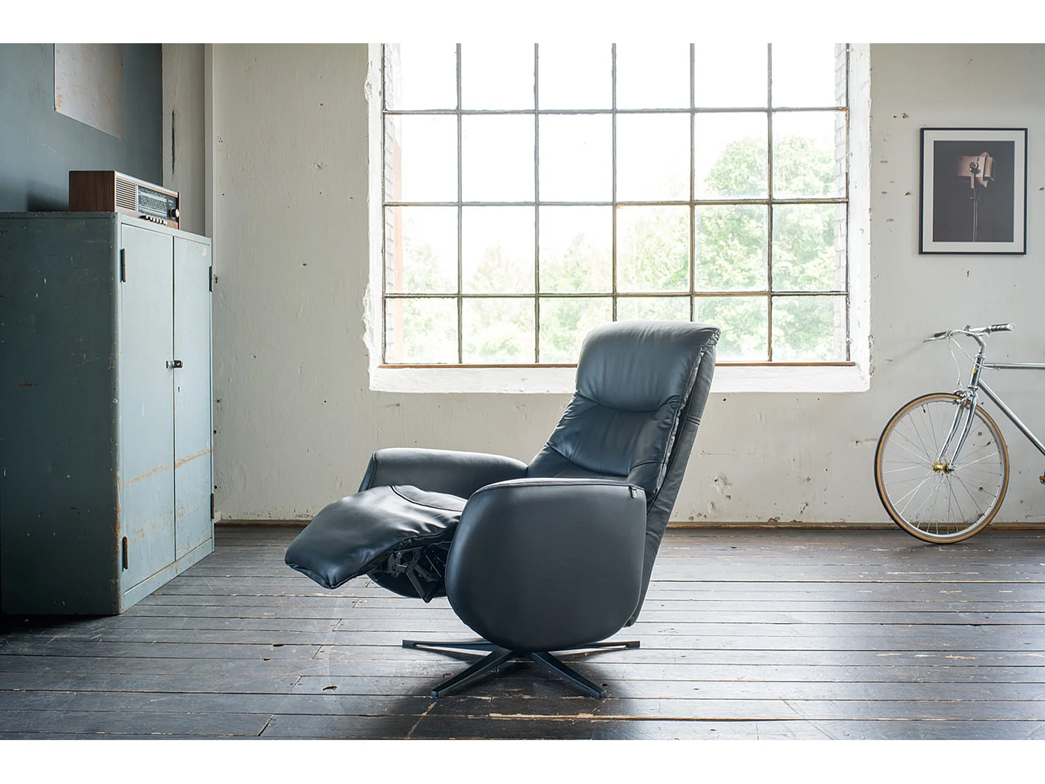 Silla - Negro piel - SARI