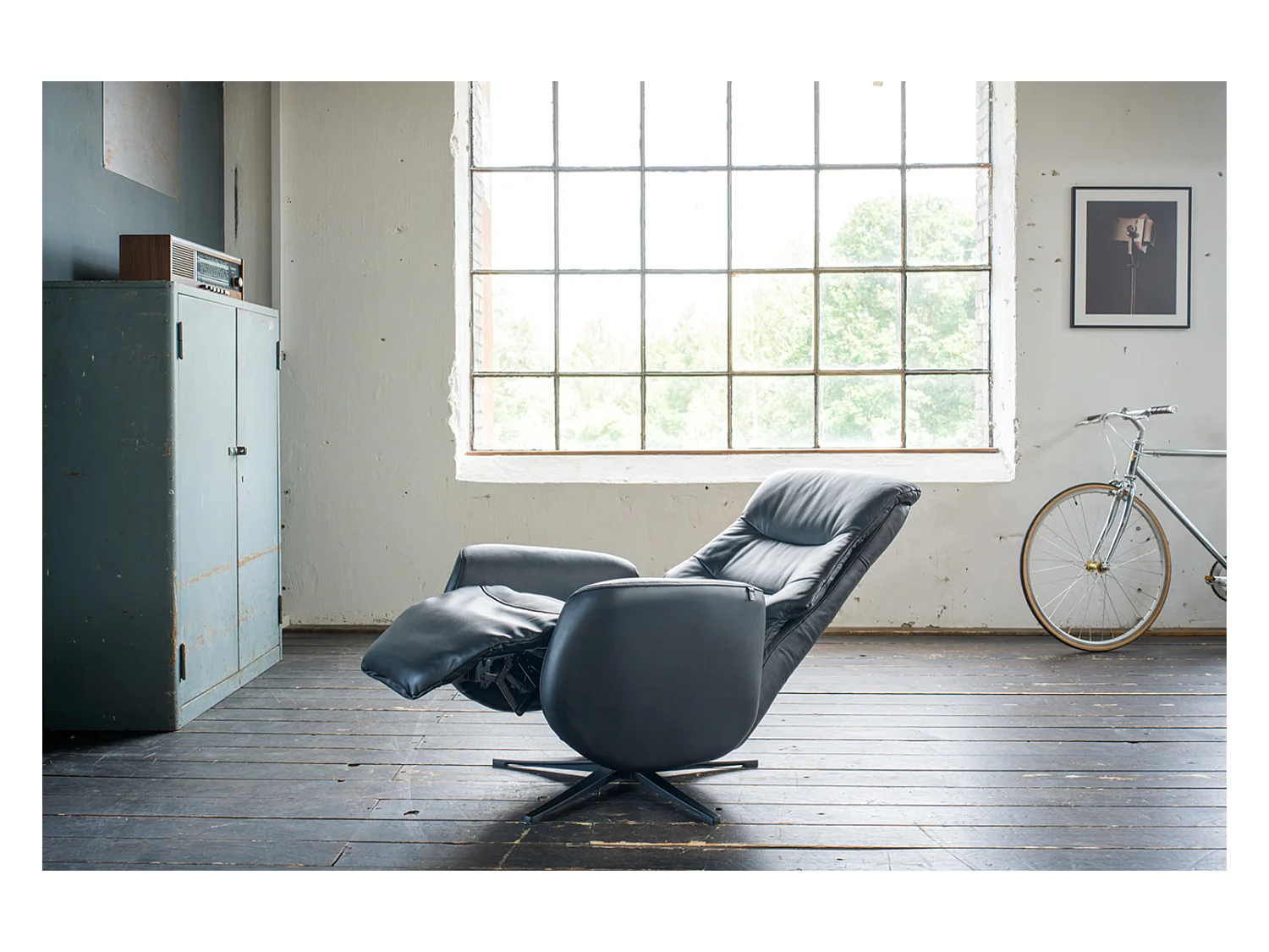 Silla - Negro piel - SARI