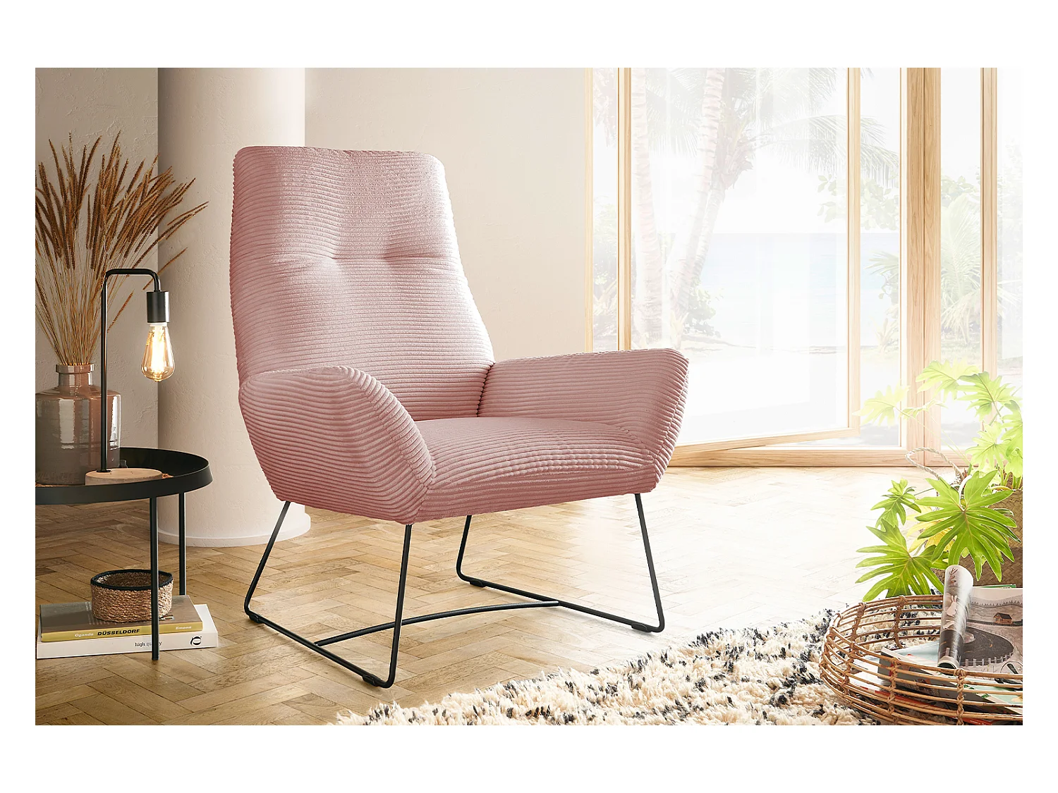 Fauteuil - Rose  - BISA