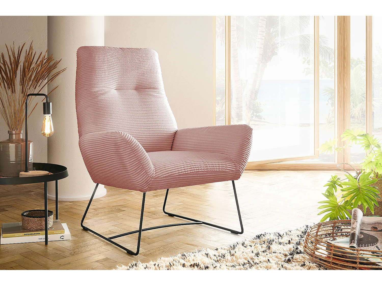 Poltrona relax - Rosa  - BISA