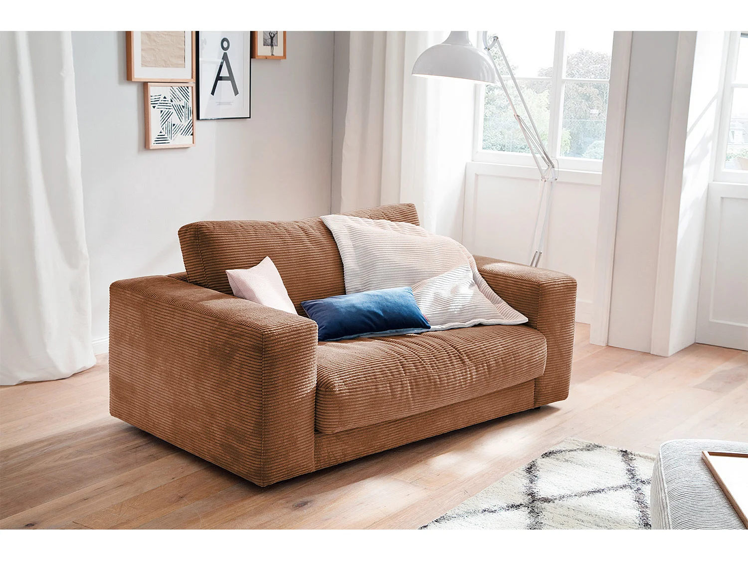 Relaxsessel - Braun Cord - MADELINE