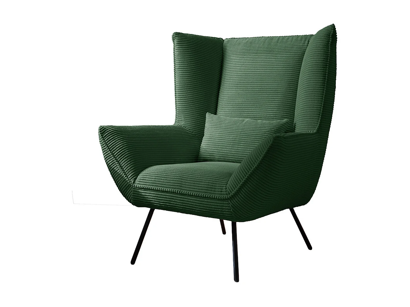 Sillones relax - verde esmeralda Pana - IVA
