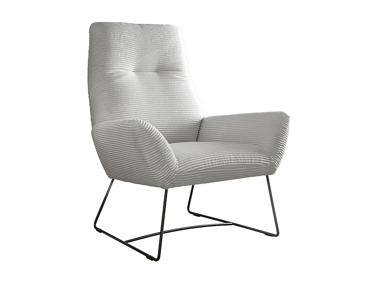 Fauteuil relax - gris clair  - BISA