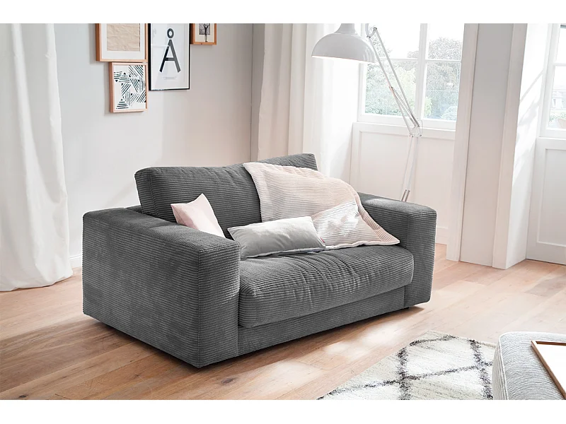 Relax fauteuil - Grijs Koord - MADELINE