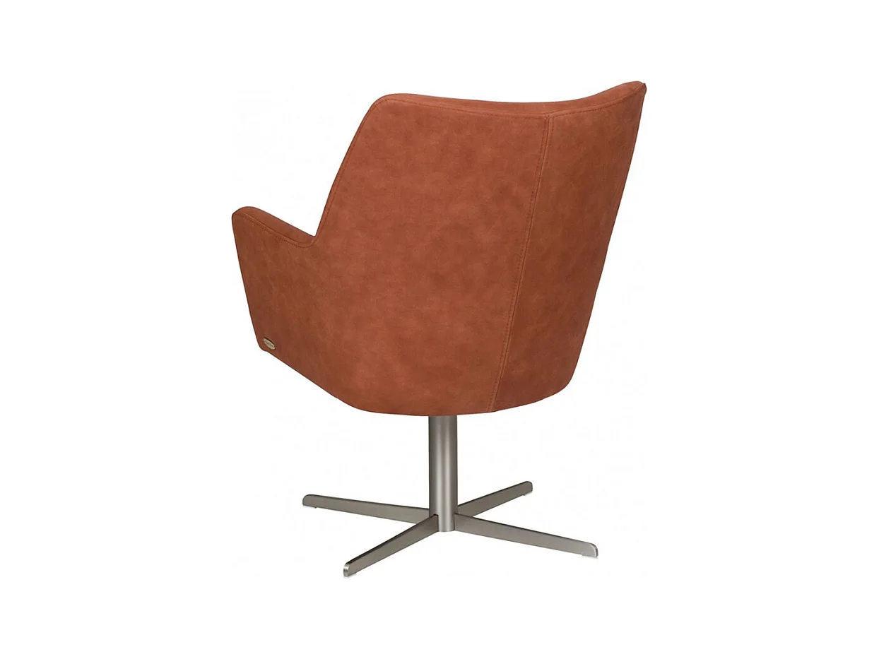 Chaise - marron cuir - JELIA