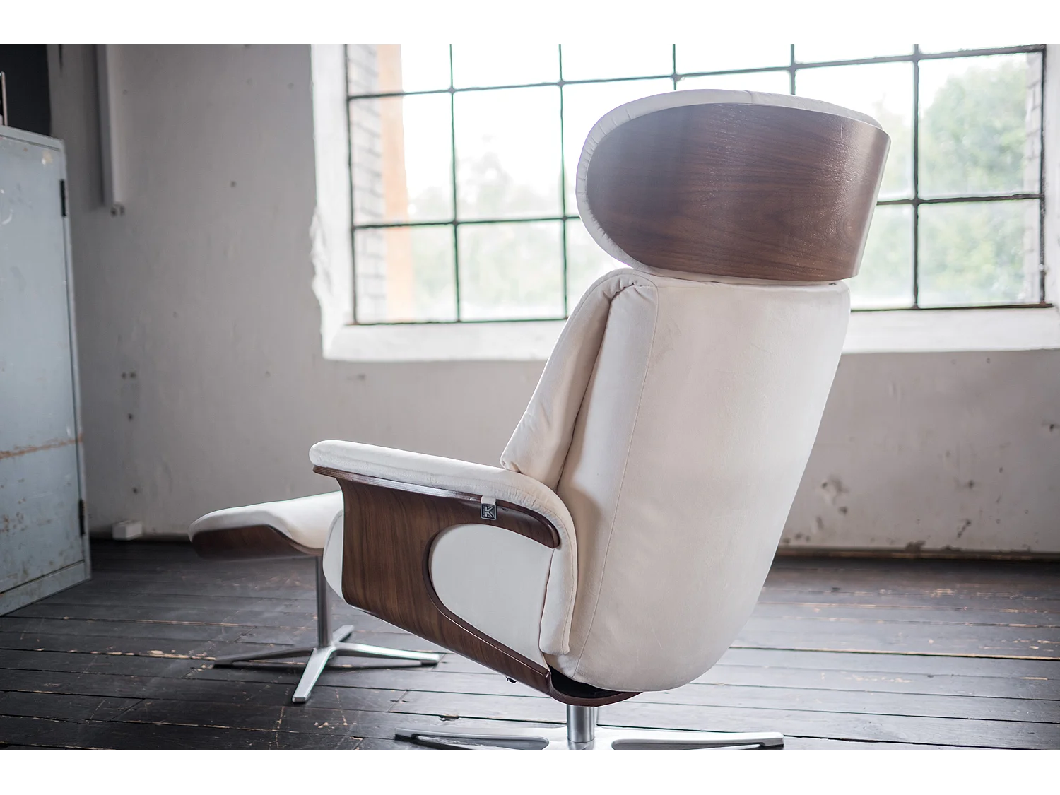 Relaxsessel - Cremeweiß Velvet - TOSAR