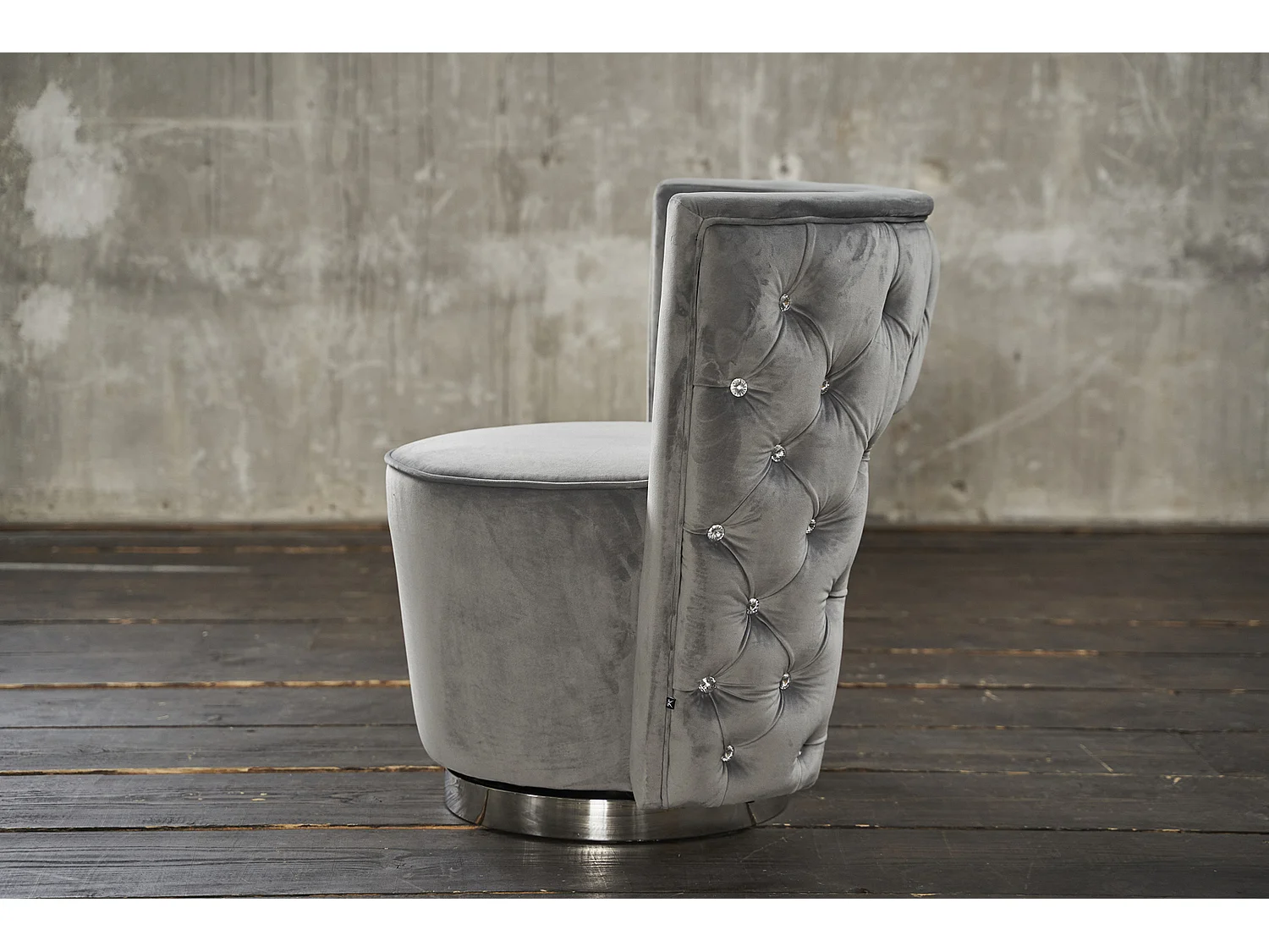 Sessel - Grau Webstoff - SENSO