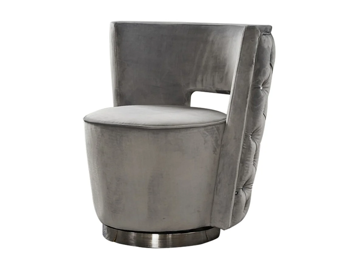 Fauteuil - Gris tissu tissé - SENSO