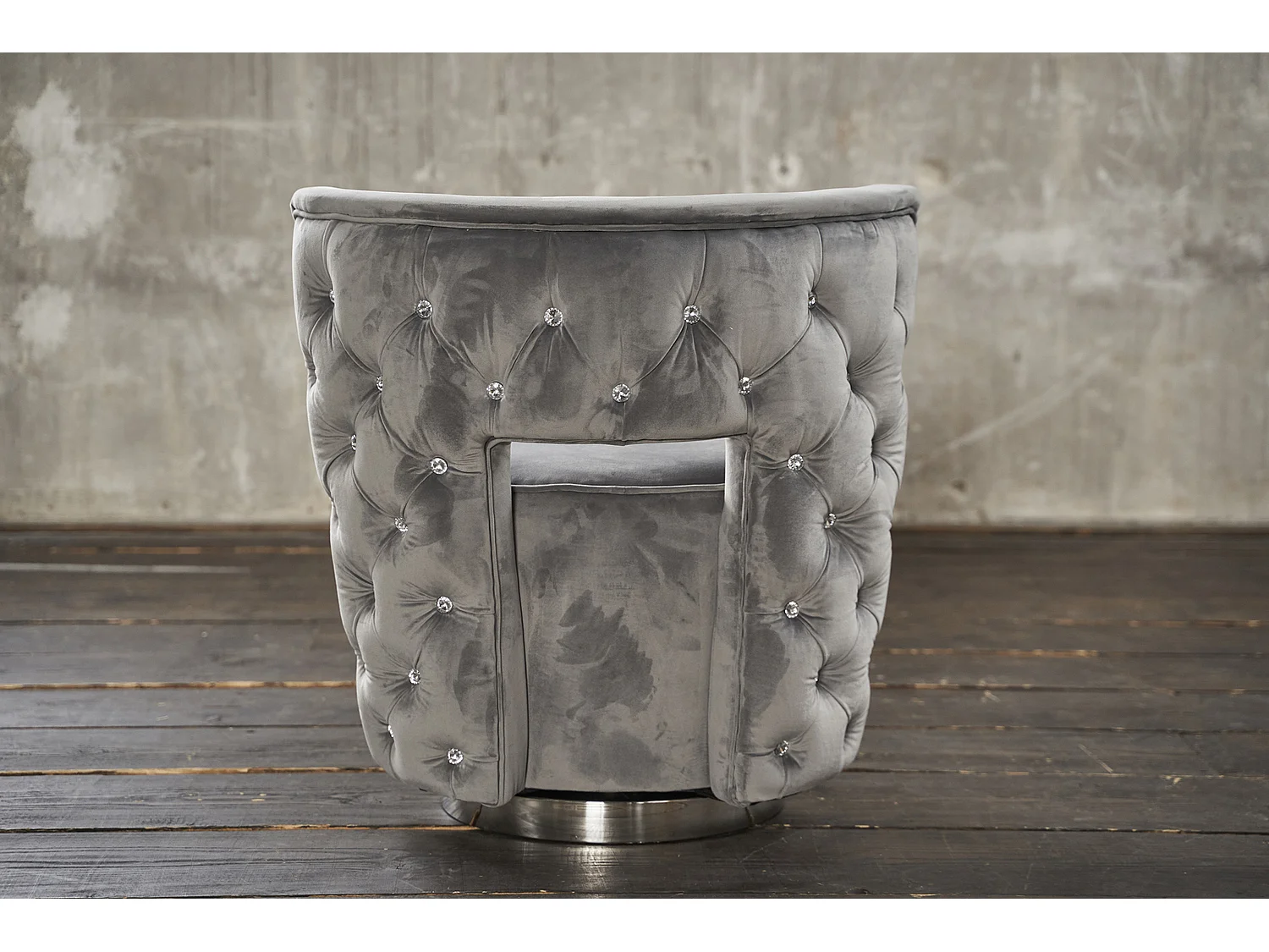 Fauteuil - Gris tissu tissé - SENSO