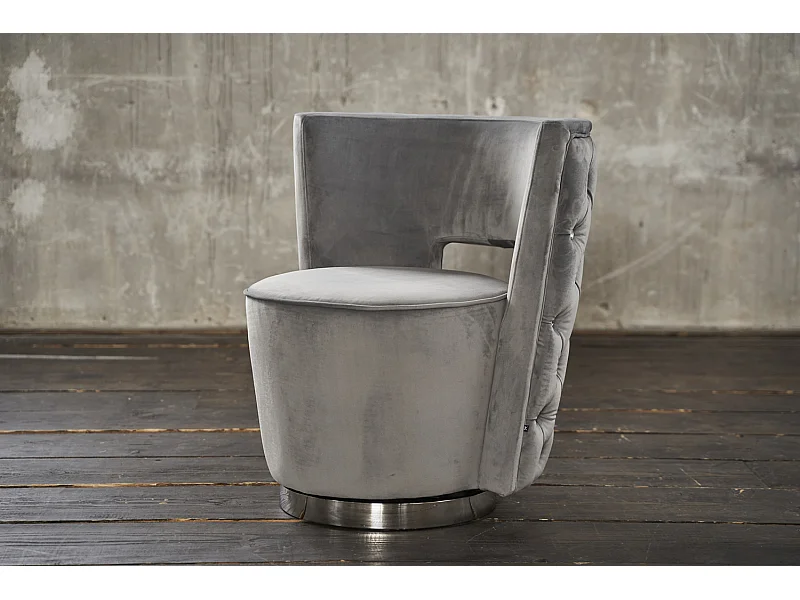 Sessel - Grau Webstoff - SENSO