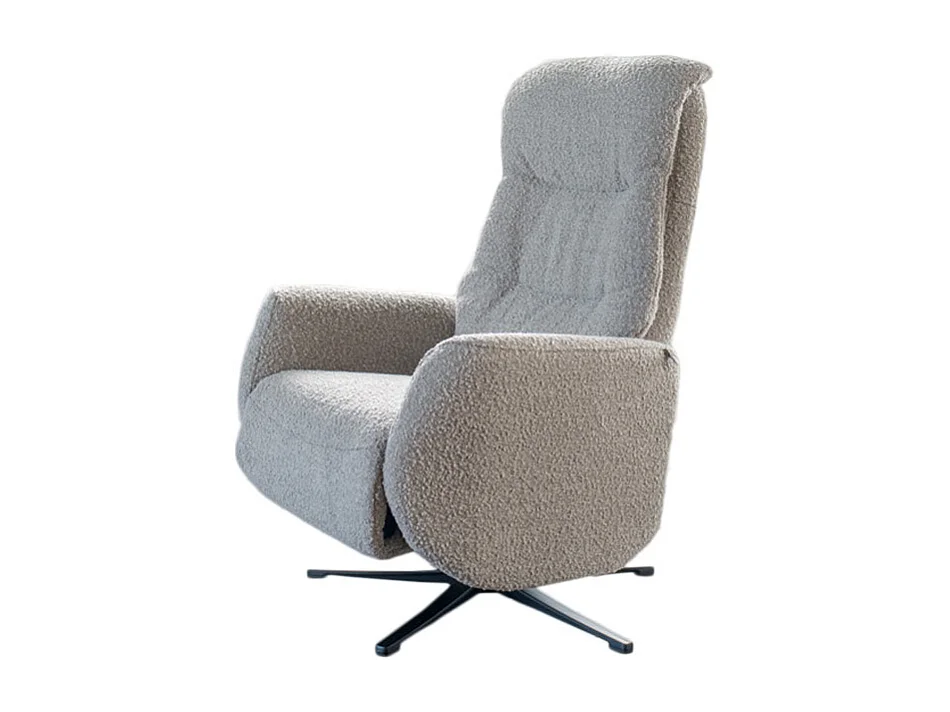Fauteuil - taupe tissu tissé - SARI