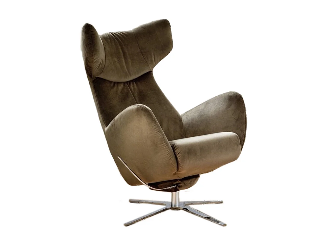 Drehsessel - Grün Velvet - RANDY