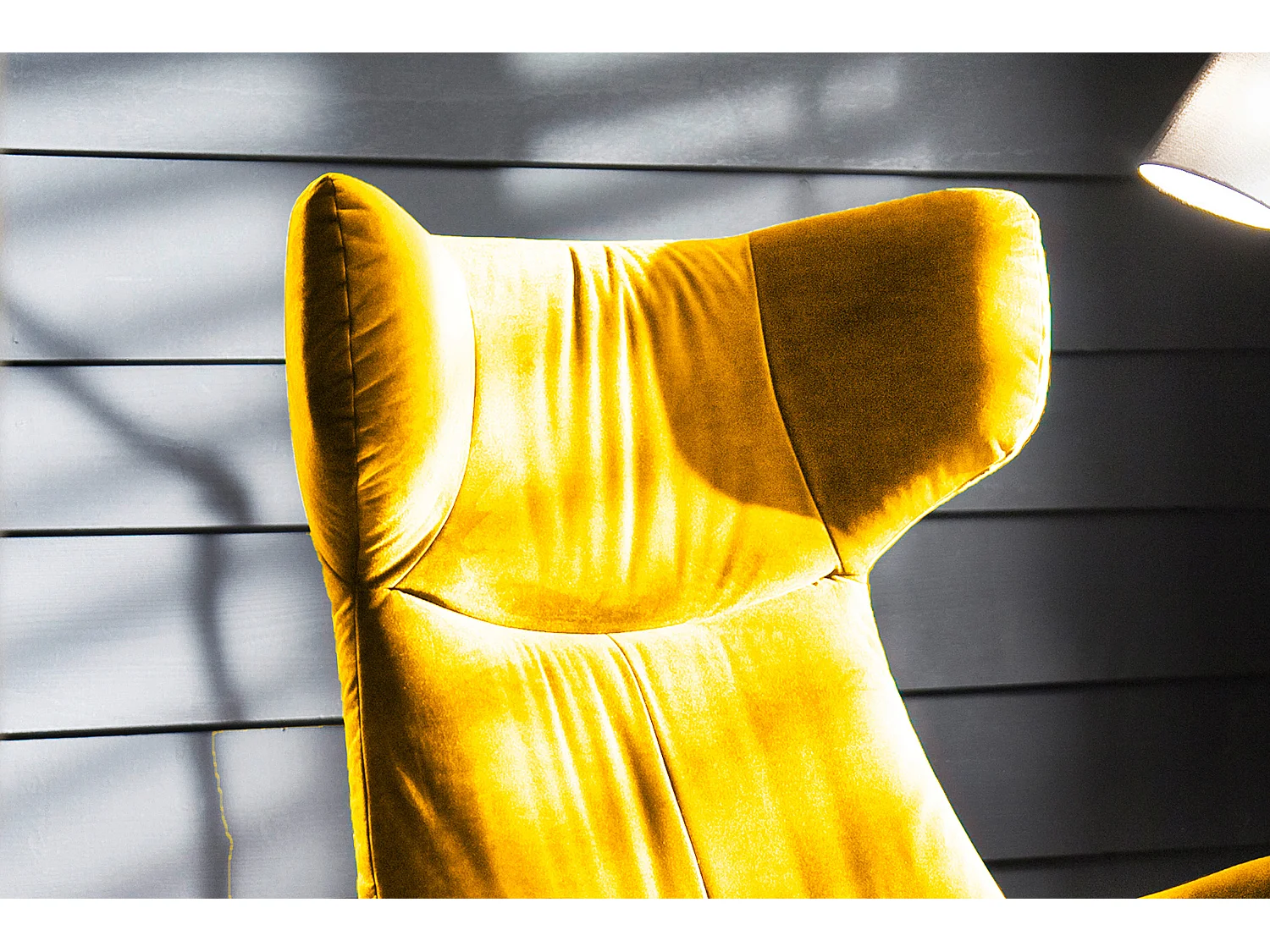 Sillón - amarillo terciopelo - LOTTE