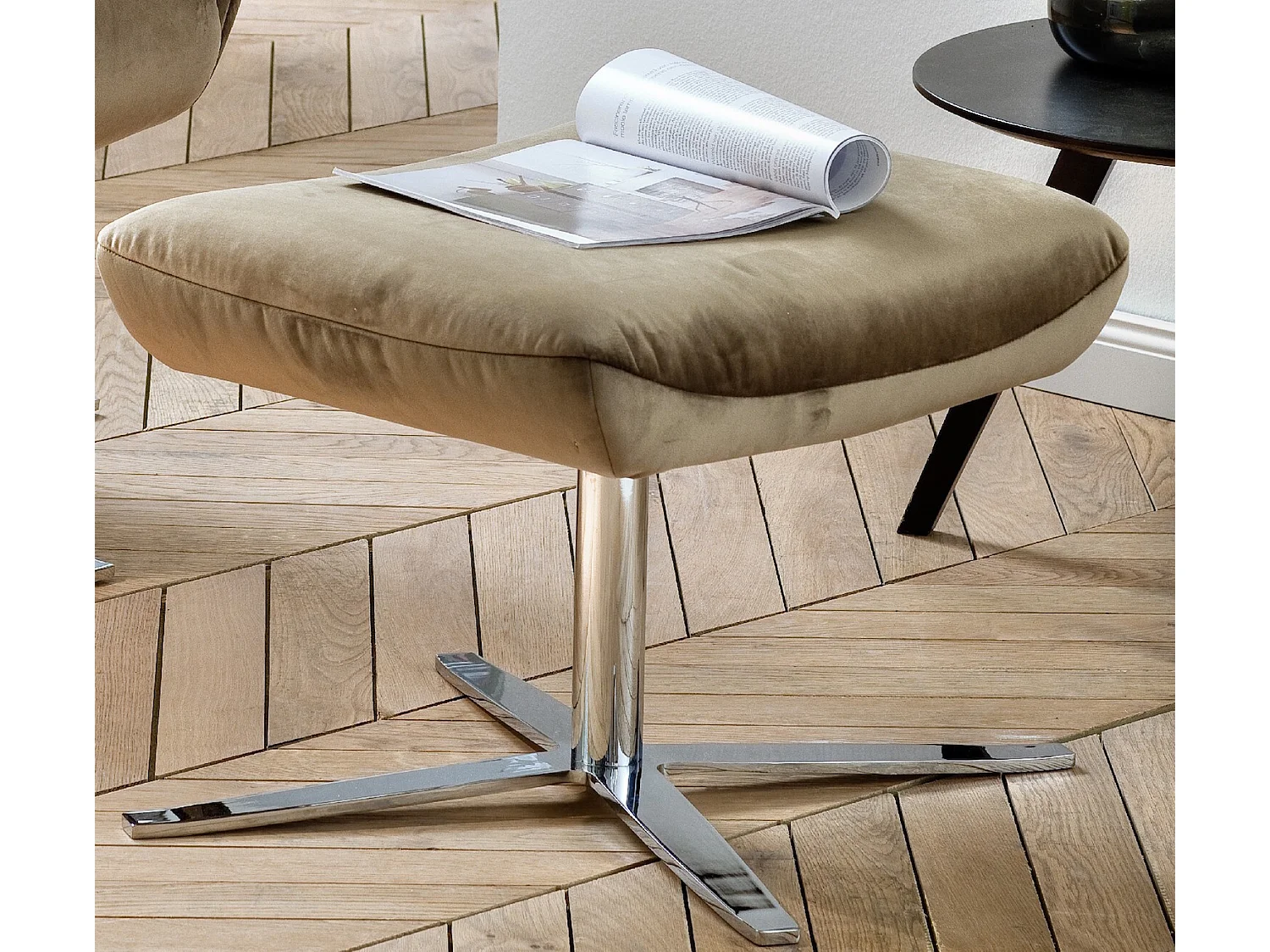 Draaibare fauteuil - Groen Fluweel - RANDY
