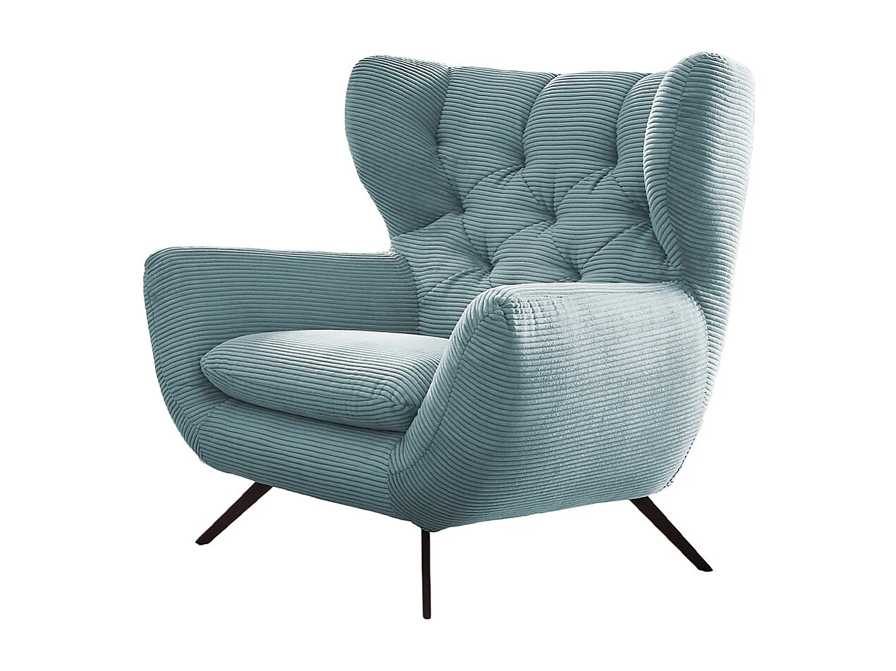 Sessel - Hellblau Cord - CHARME